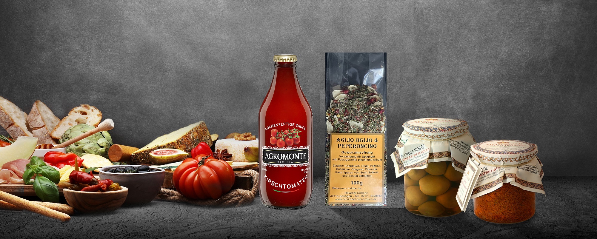 Delikatessen & Pesto & Gewürze