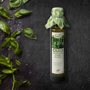 Olivenöl Basilikum Flasche 250ml