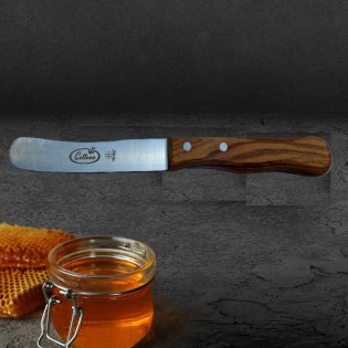 Küchenmesser aus Solingen Frühstücks- oder Buckelmesser aus Olivenholz