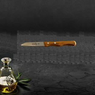 Küchenmesser aus Solingen mit Olivenholz gerade, Solinger - Zöppken