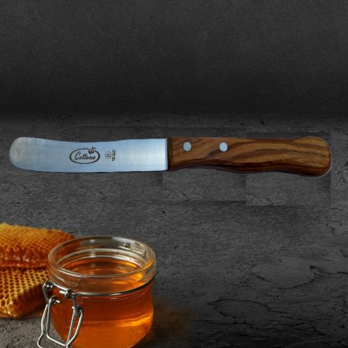 Küchenmesser aus Solingen Frühstücks- oder Buckelmesser aus Olivenholz